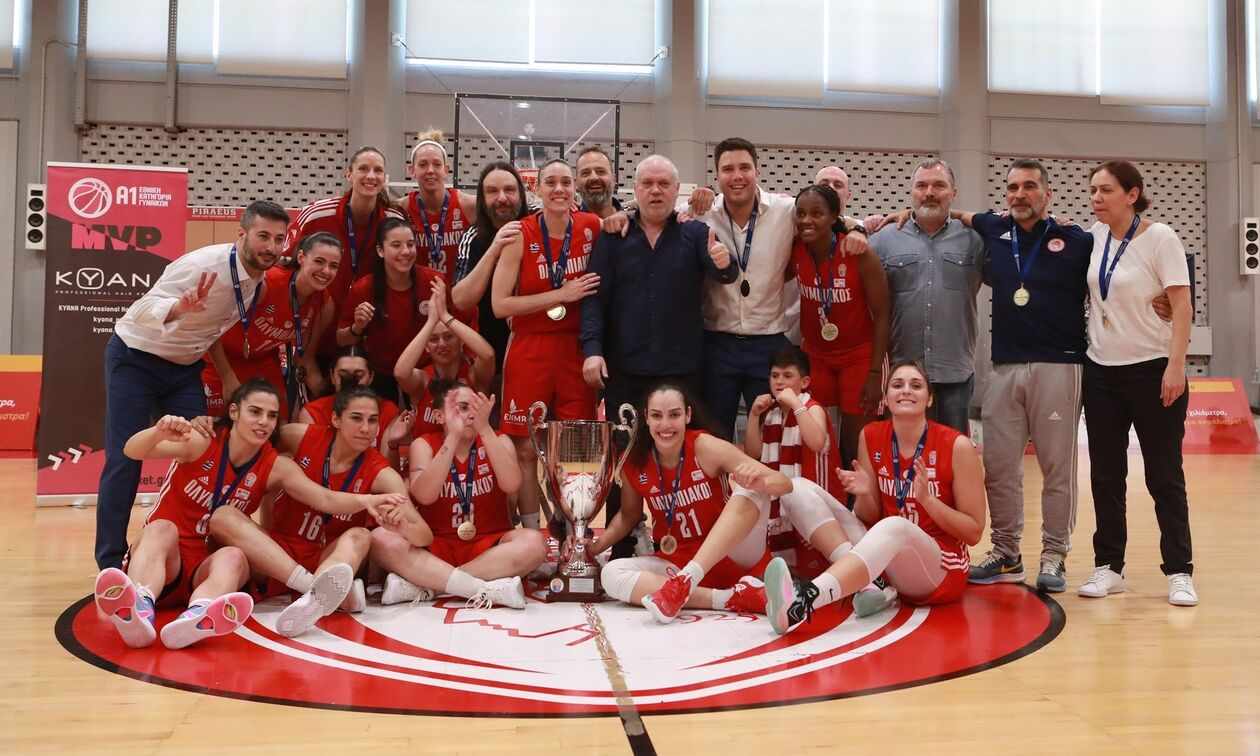 Πρωταθλητής ο Ολυμπιακός στην Α1 Γυναικών του μπάσκετ