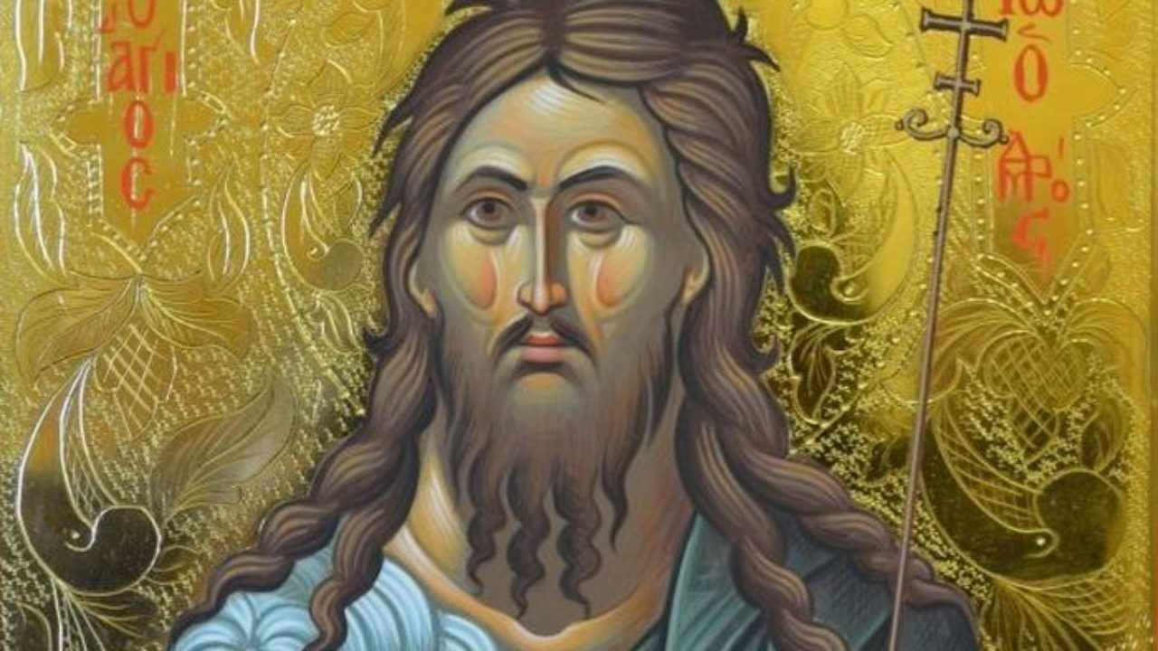Άγιε  Ιωάννη Πρόδρομε και Βαπτιστή
