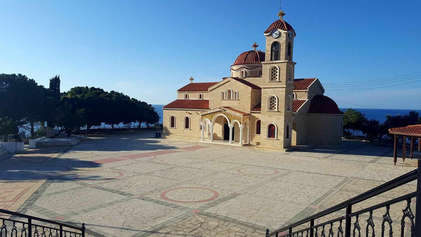 The “Church of Saint Raphael" is located in the village of Pachyammos (Nicosia).