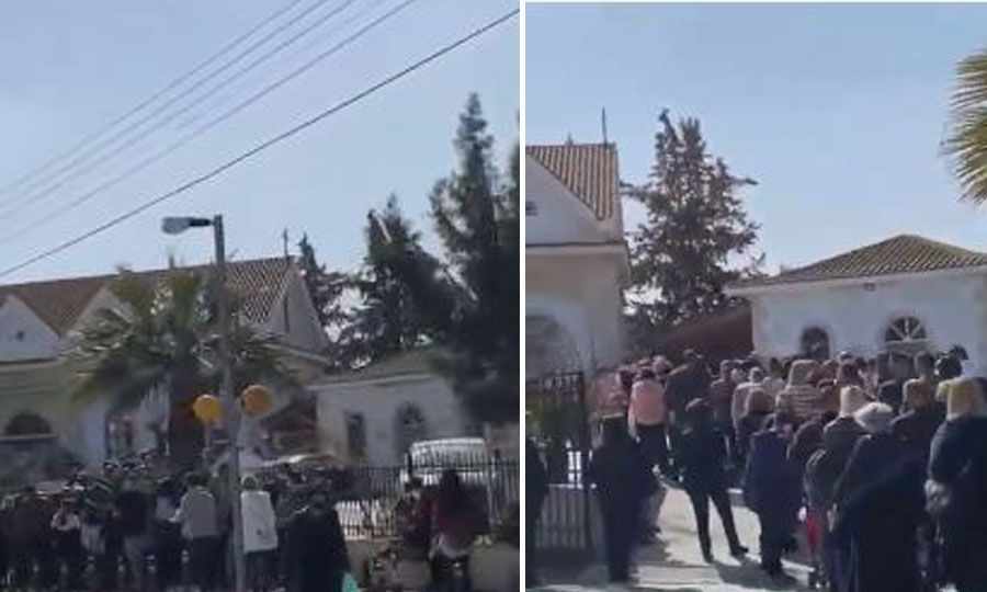 Κοσμοσυρροή στον Στρόβολο για τα λείψανα του Αγίου Εφραίμ (ΒΙΝΤΕΟ)