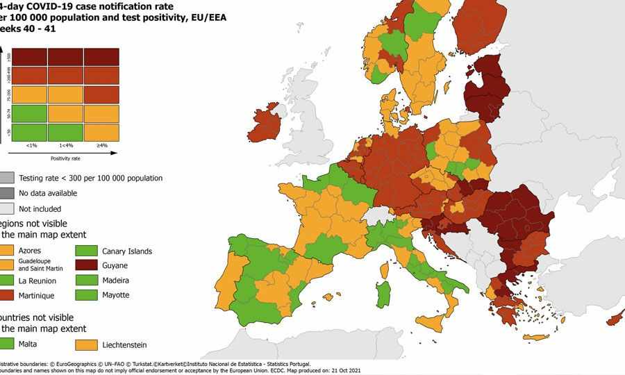 Από το «πορτοκαλί» ξανά στο «κόκκινο» η Κύπρος