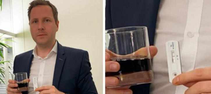 Βουλευτής κάνει τεστ κορωνοϊού σε αναψυκτικό και βγαίνει θετικό