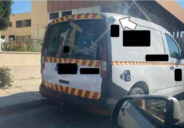 Παράτυπη τοποθέτηση κάμερας σε όχημα φωτοεπισήμανσης
