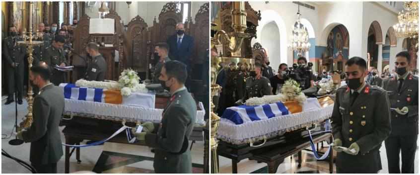 Με τιμές ήρωα κηδεύτηκε ο άτυχος λοχαγός