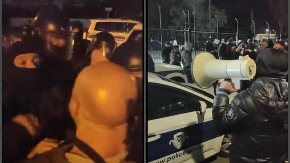 Eπεισόδια και συλλήψεις έξω απο το συγκρότημα “ΔΙΑΣ”
