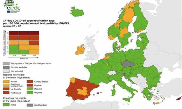 Η Κύπρος  Καταγράφει τα χειρότερα επιδημιολογικά δεδομένα στην ΕΕ