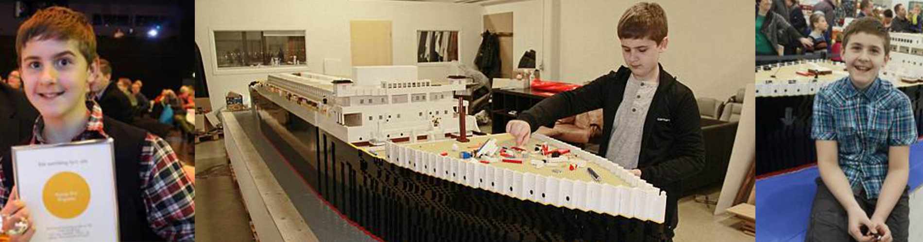 Ο Τιτανικός με τουβλάκια Lego
