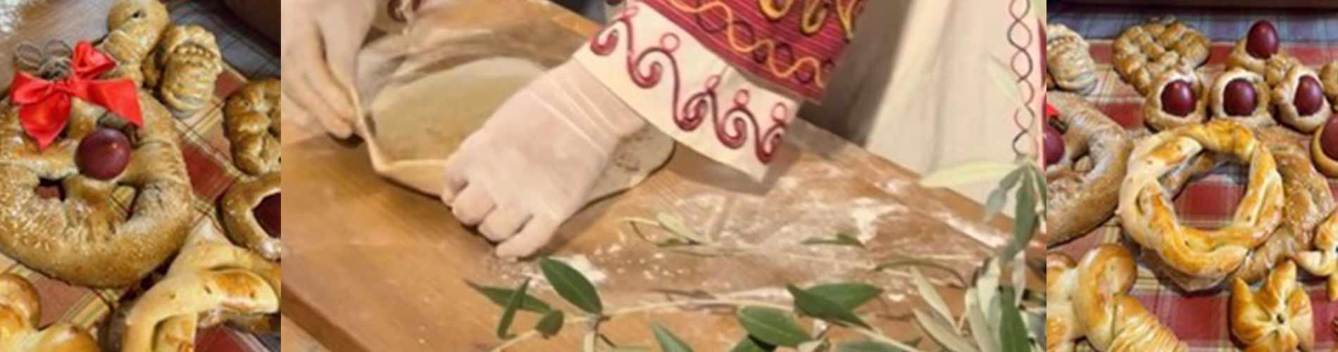 «Η Σταύρωση και η Ανάσταση αποδιδόμενη μέσα από την ξύλινη σκάφη των παραδοσιακών ζυμωτών»