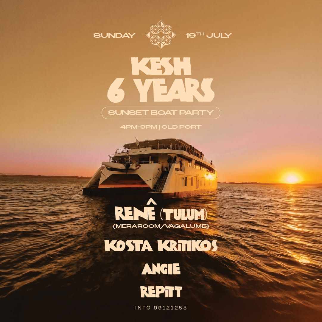 KESH Celebrates 6 Years with an Unforgettable Sunset Boat Party in Limassol