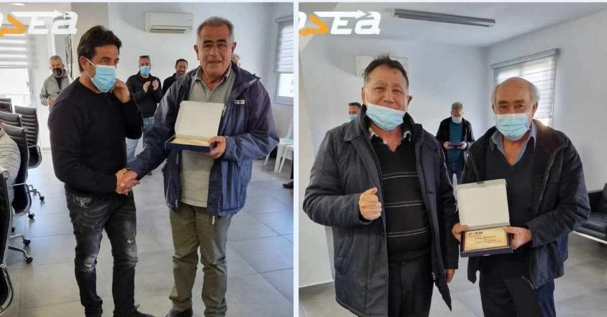 Tιμήθηκαν οι αφυπηρετήσαντες οδηγοί λεωφορείων της τελευταίας δεκαετίας (ΒΙΝΤΕΟ)