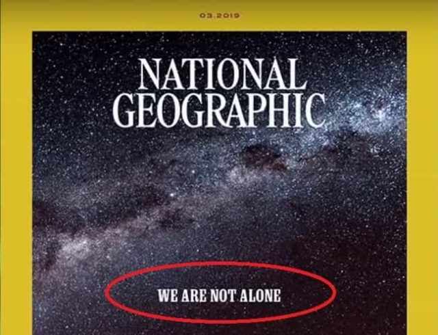 Δεν Είμαστε Μόνοι: Το εξώφυλλο του National Geographic απαντά στο μεγαλύτερο ερώτημα του ανθρώπου