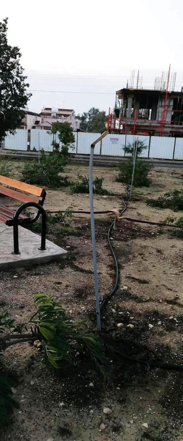 Βανδαλισμοί σε πάρκο της Λάρνακας