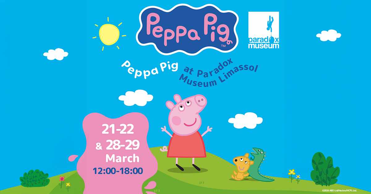 Peppa Pig in the magical world of illusions at  Paradox Museum Limassol