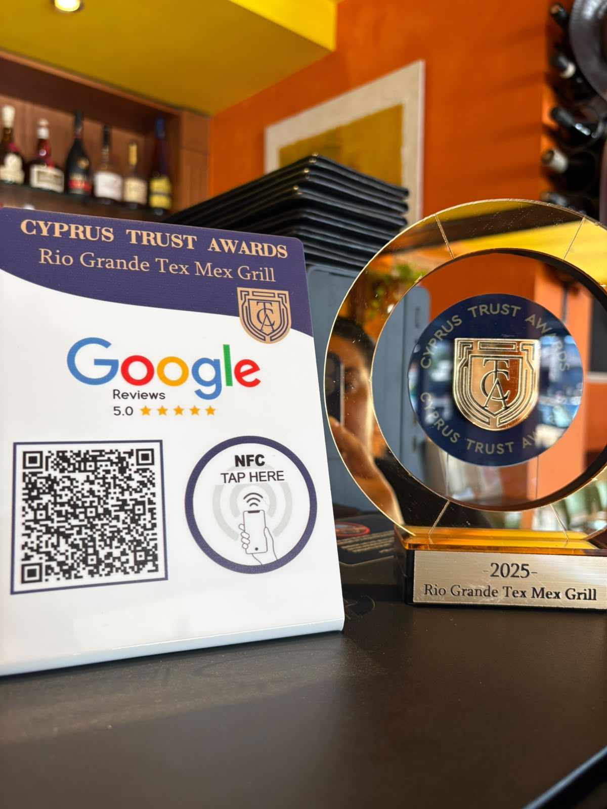 Award and Recognition for Rio Grande Tex Mex Grill!